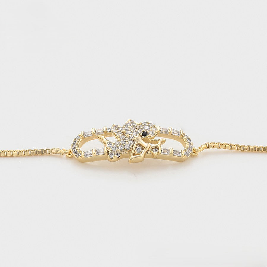 Bracelet Ajustable Cupidon Étincelant