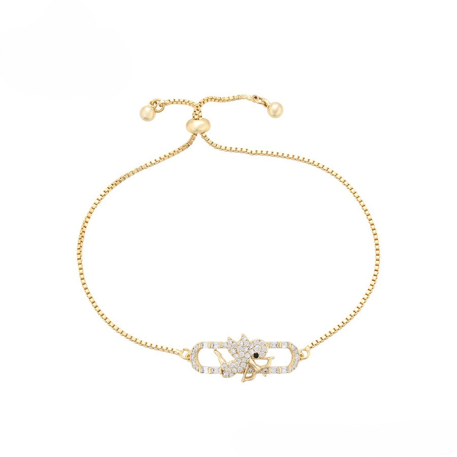 Bracelet Ajustable Cupidon Étincelant