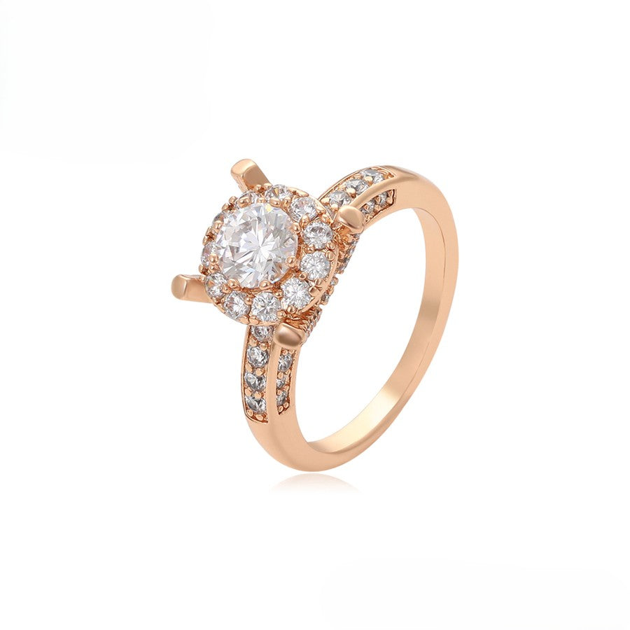 Bague Halo royal