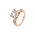 Bague Halo royal