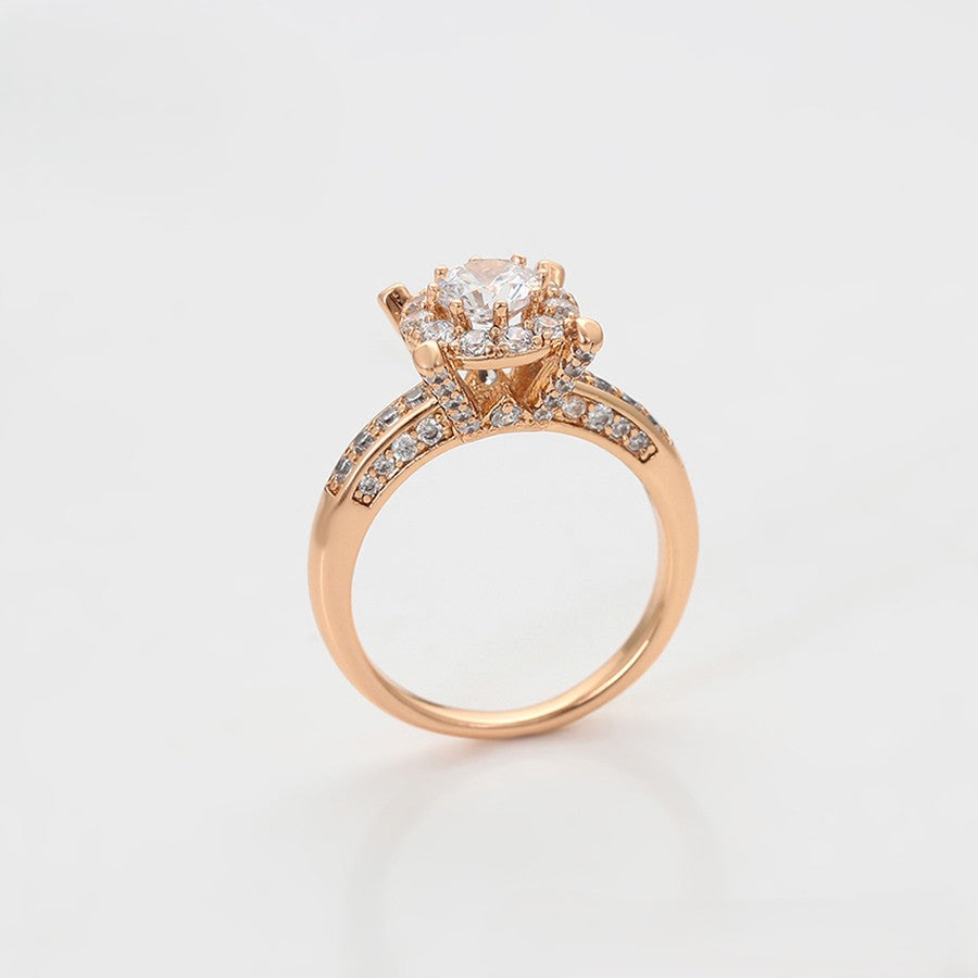 Bague Halo royal
