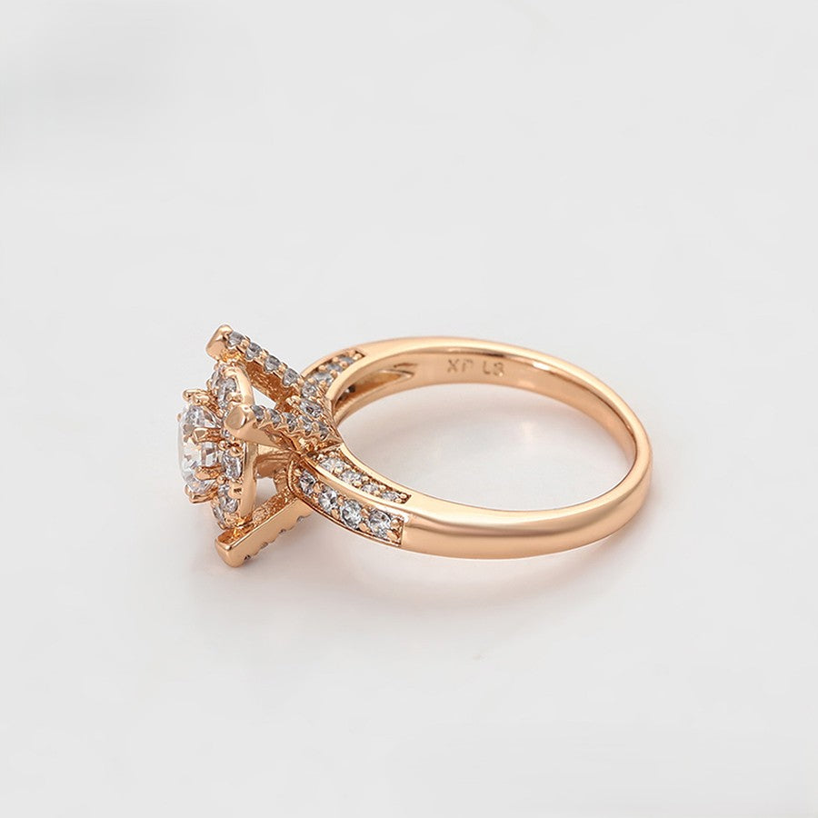 Bague Halo royal
