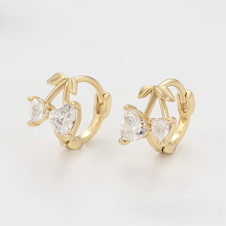 Créoles Cerises de Lumière