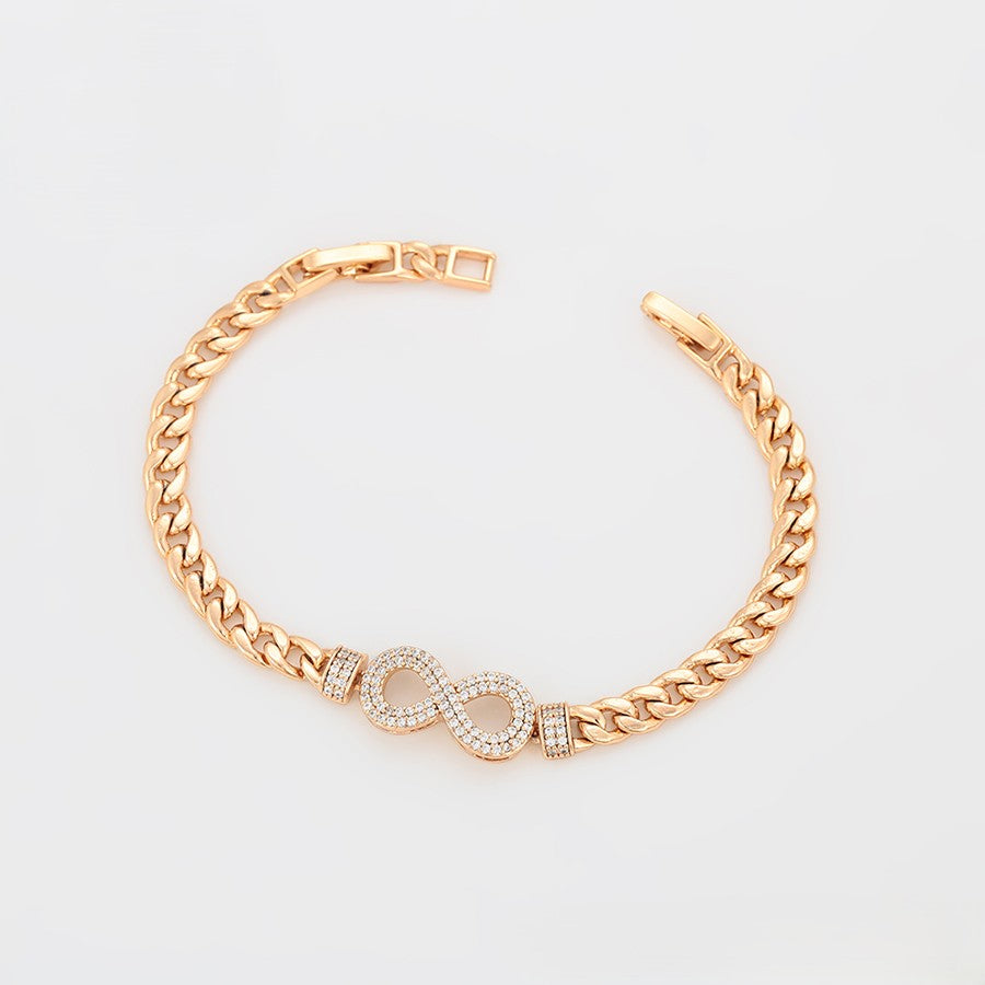 Bracelet Gourmette Infini