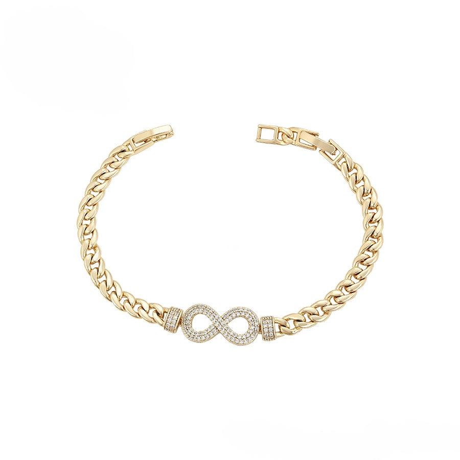 Bracelet Gourmette Infini