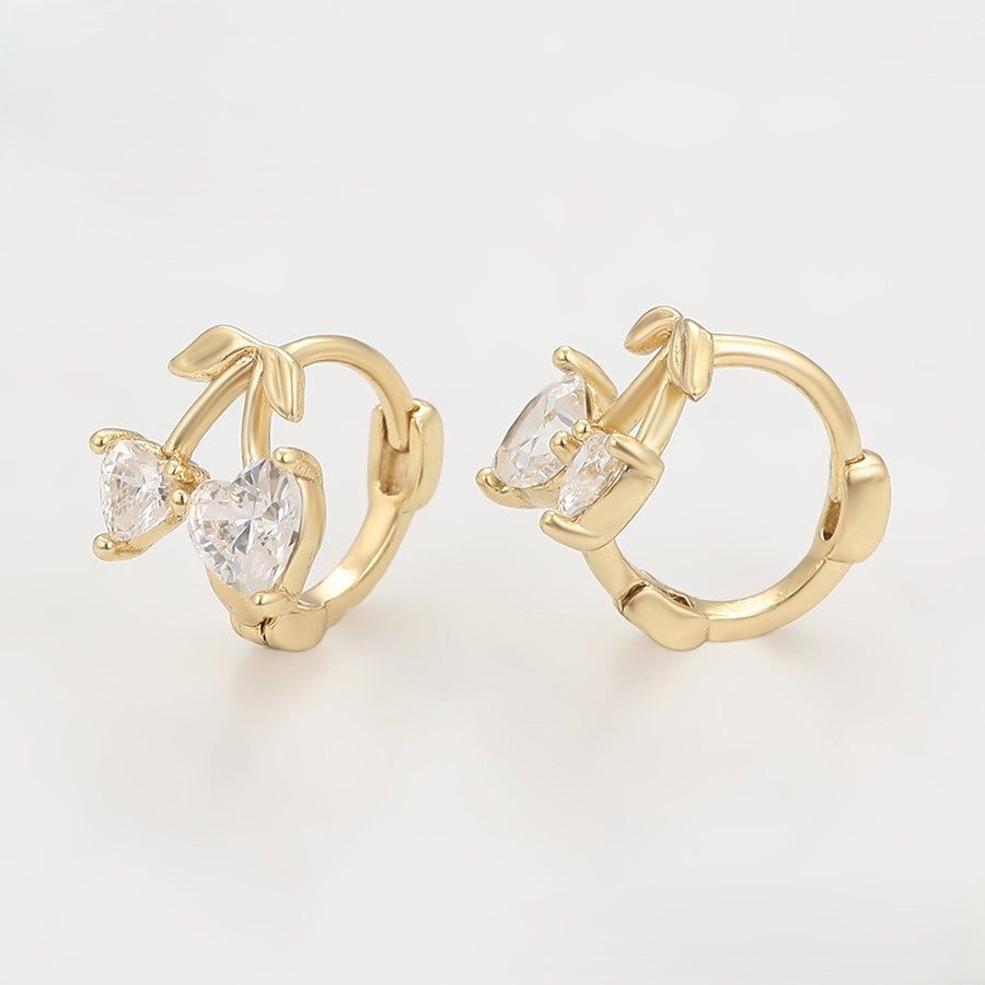 Créoles Cerises de Lumière