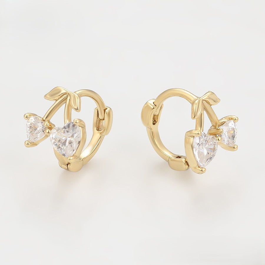 Créoles Cerises de Lumière