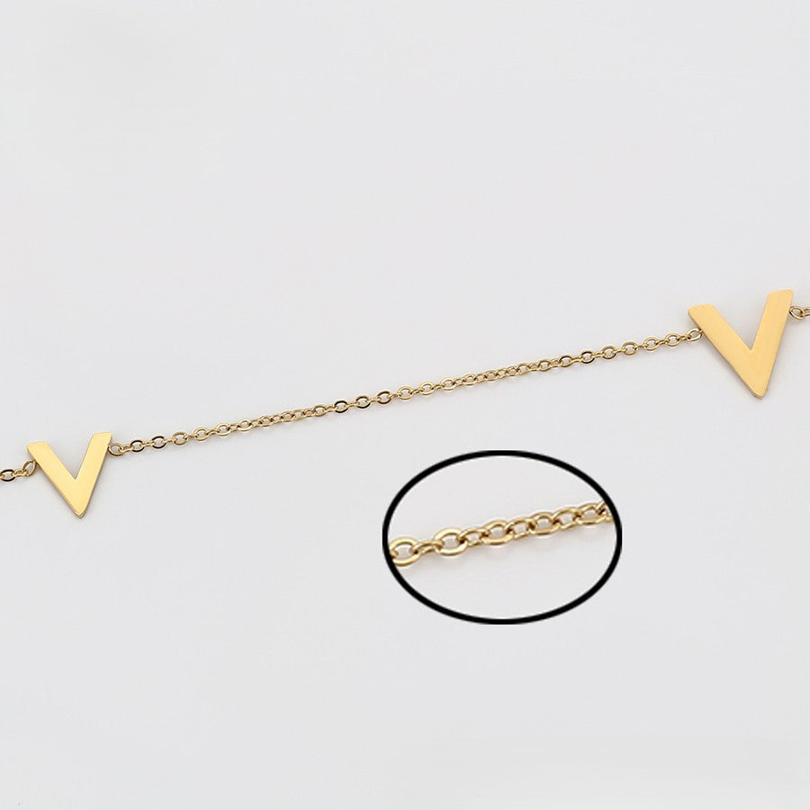 Bracelet Chaîne Délicate 14K