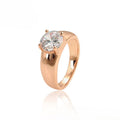 Bague Solitaire Éclat Rose